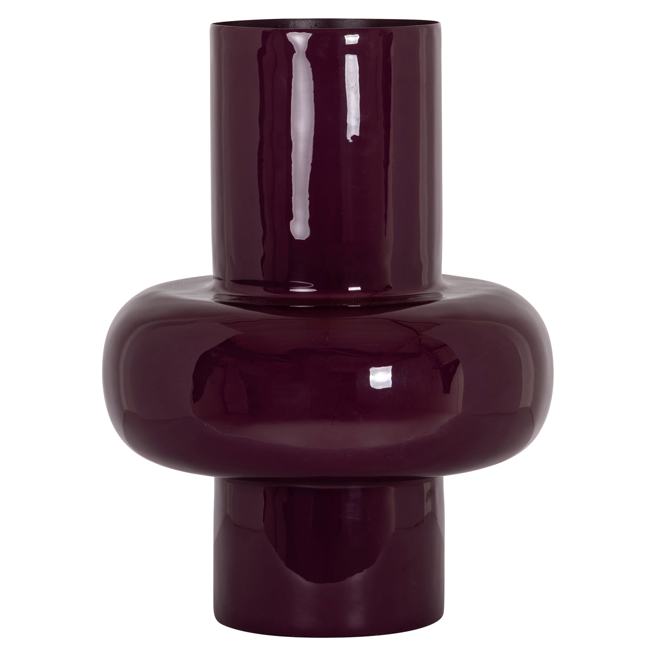 Richmond Interiors Vase Ashlyn burgundy small
