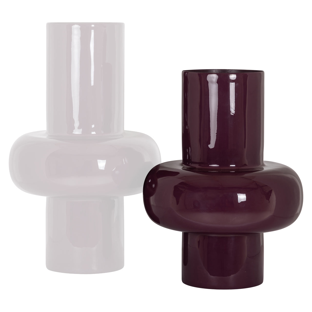Richmond Interiors Vase Ashlyn burgundy small