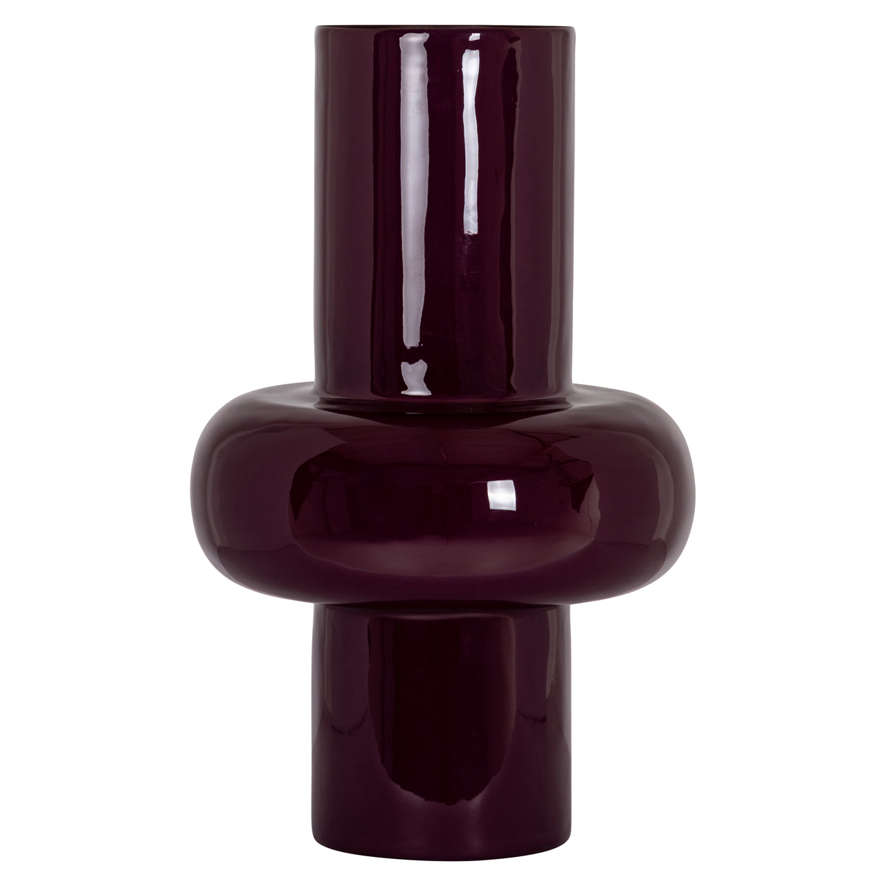 Richmond Interiors Vase Ashlyn burgundy large