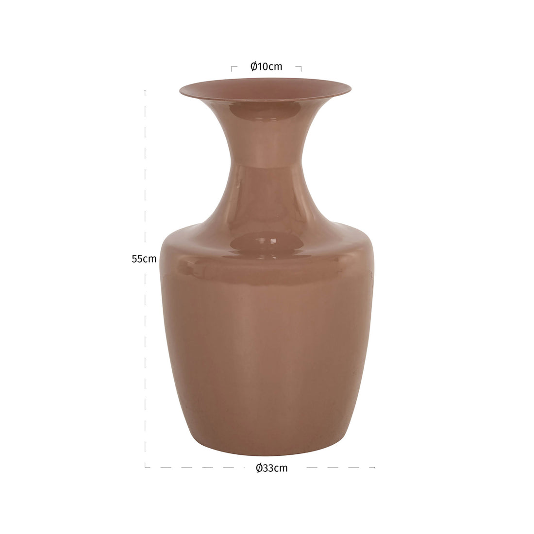 Richmond Interiors Vase Daimy brown Vase Richmond Interiors