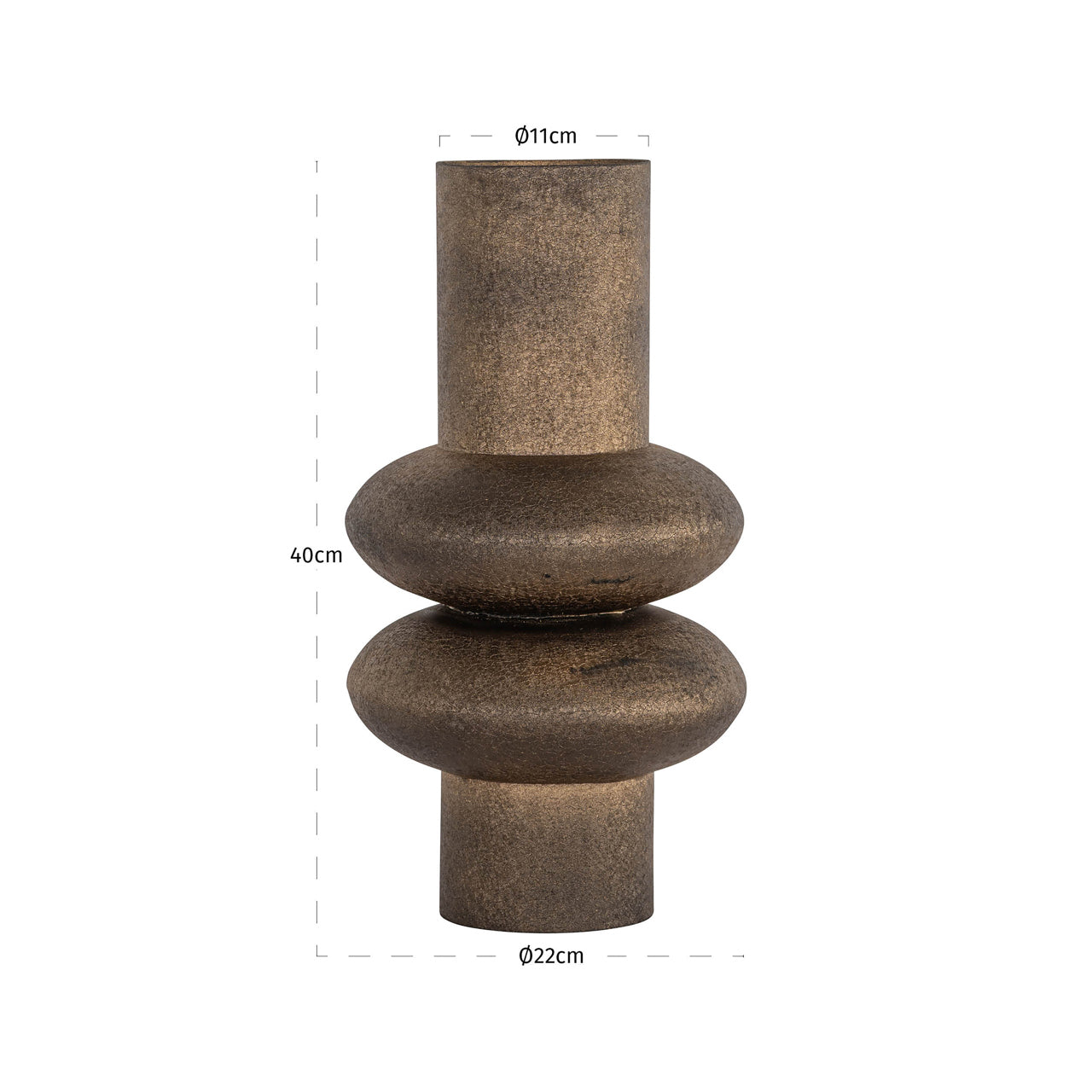 Richmond Interiors Vase Madlen gold