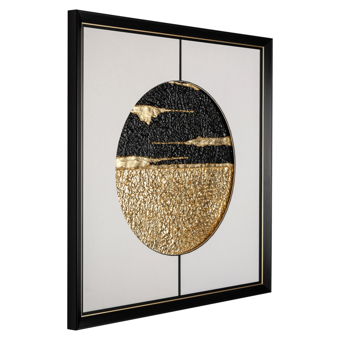 Richmond Interiors Wandkunst Moon black/gold Wandkunst Richmond Interiors