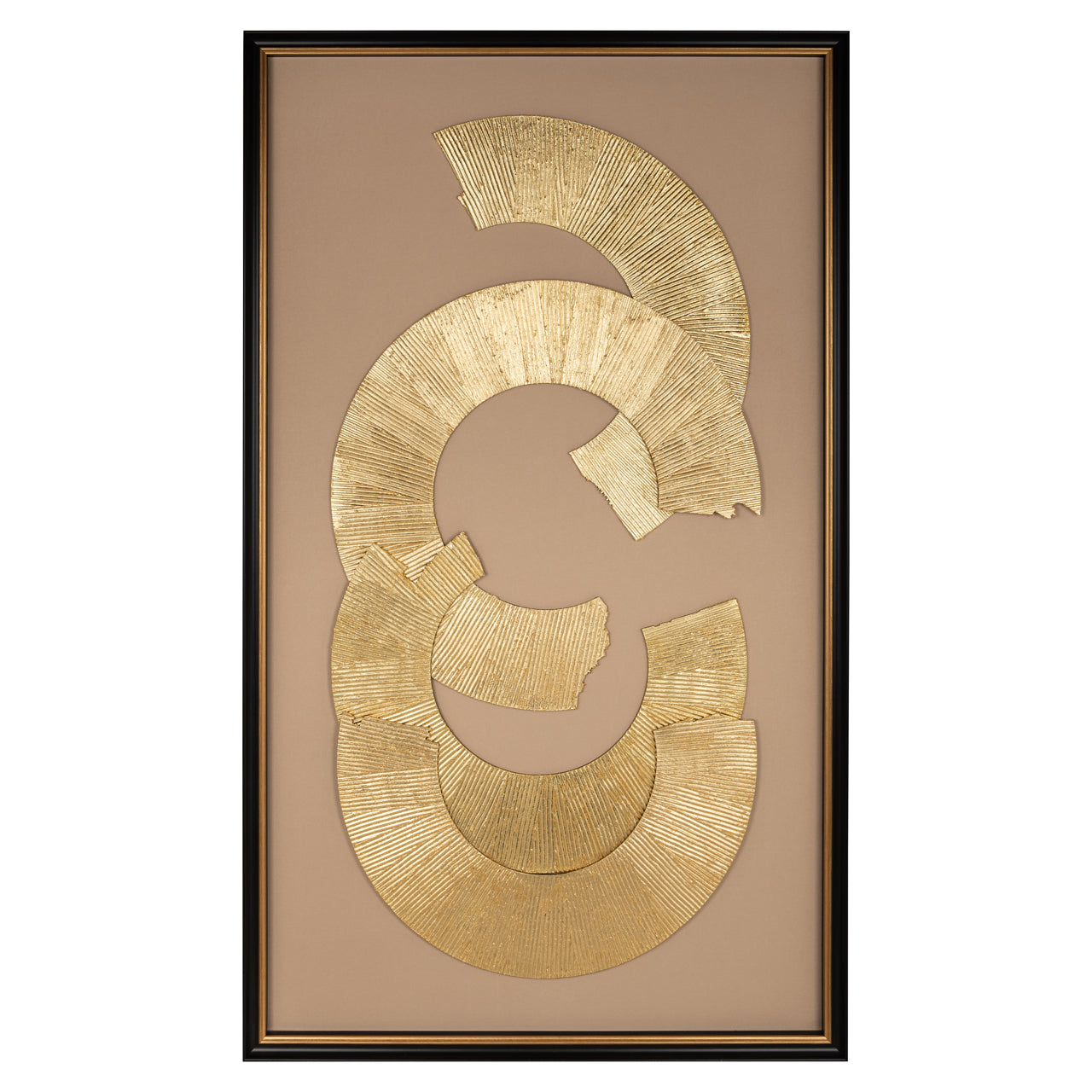Richmond Interiors Wandkunst Eden black/gold Wandkunst Richmond Interiors