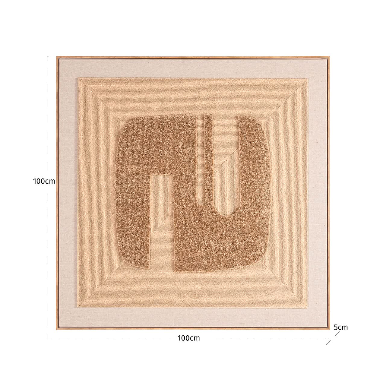 Richmond Interiors Wandbild Seda (Gold) Wandbild Richmond Interiors