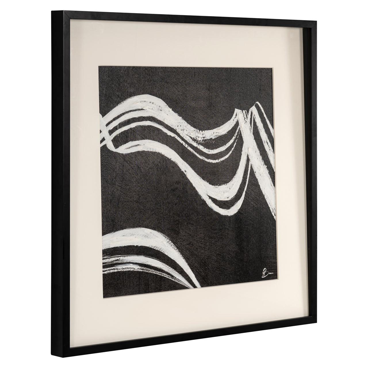 Richmond Interiors Wandkunst Jozy black/white