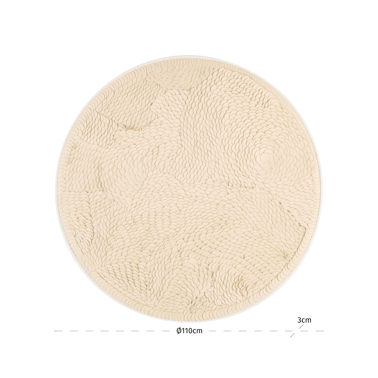 Richmond Interiors Wandkunst Flow white Wandkunst Richmond Interiors