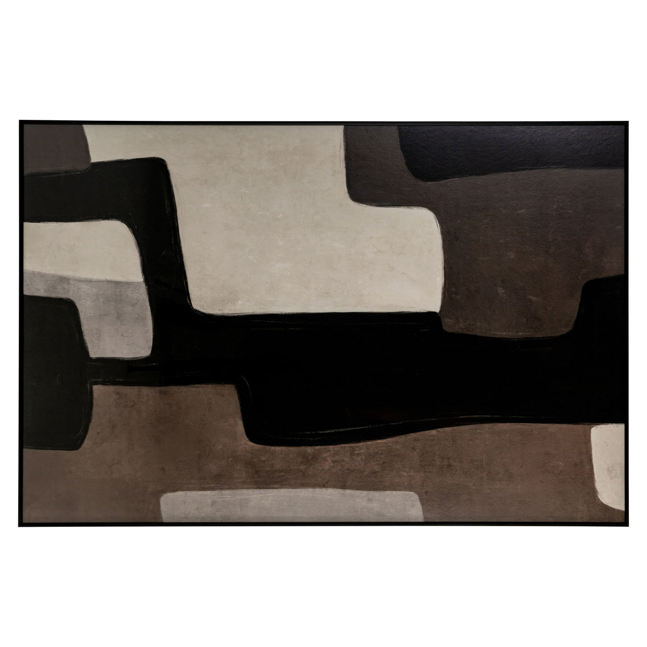 Richmond Interiors Wandkunst Mirage brown right Wandkunst Richmond Interiors