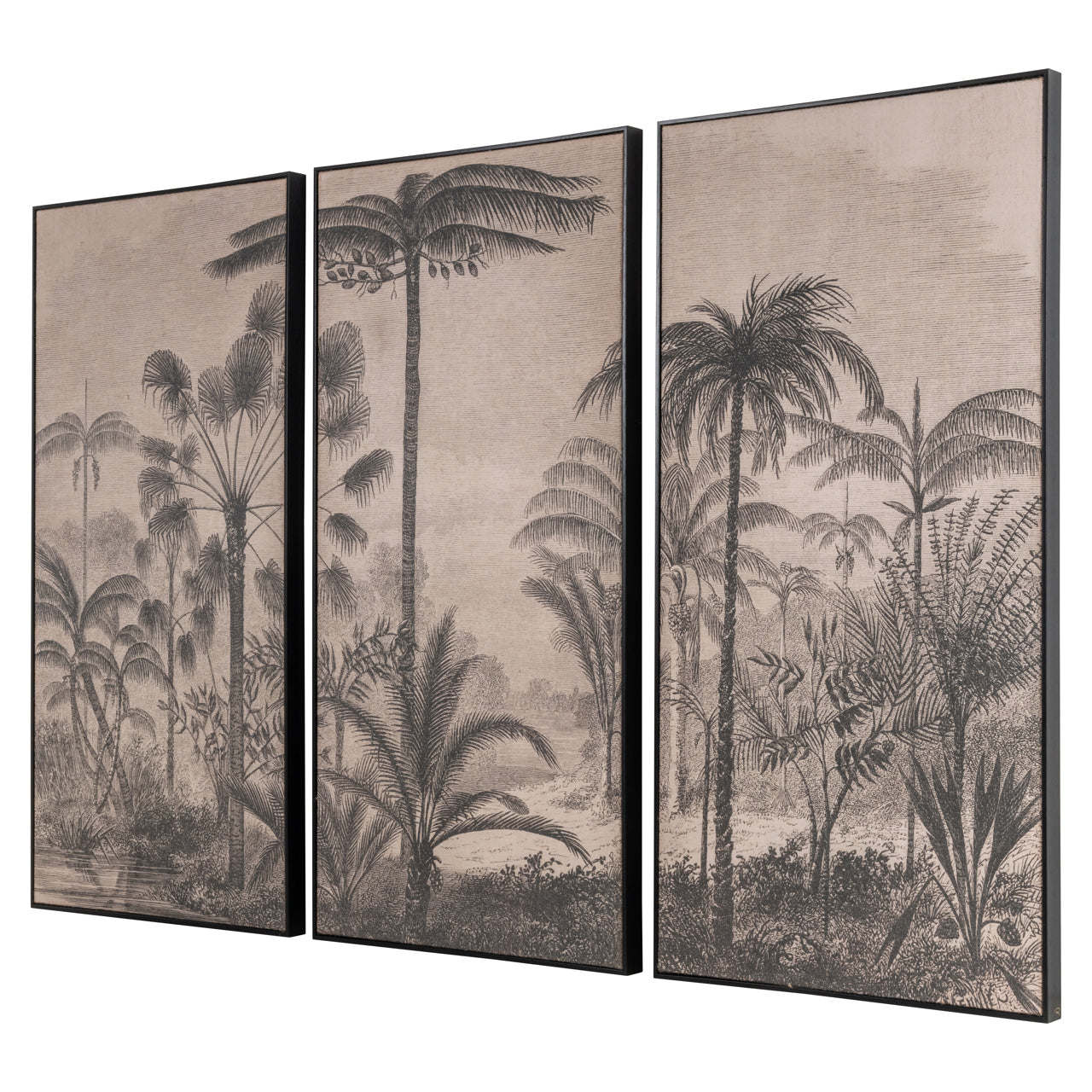 Richmond Interiors Wandkunst Rhapsody brown (Set of 3) Wandkunst Richmond Interiors