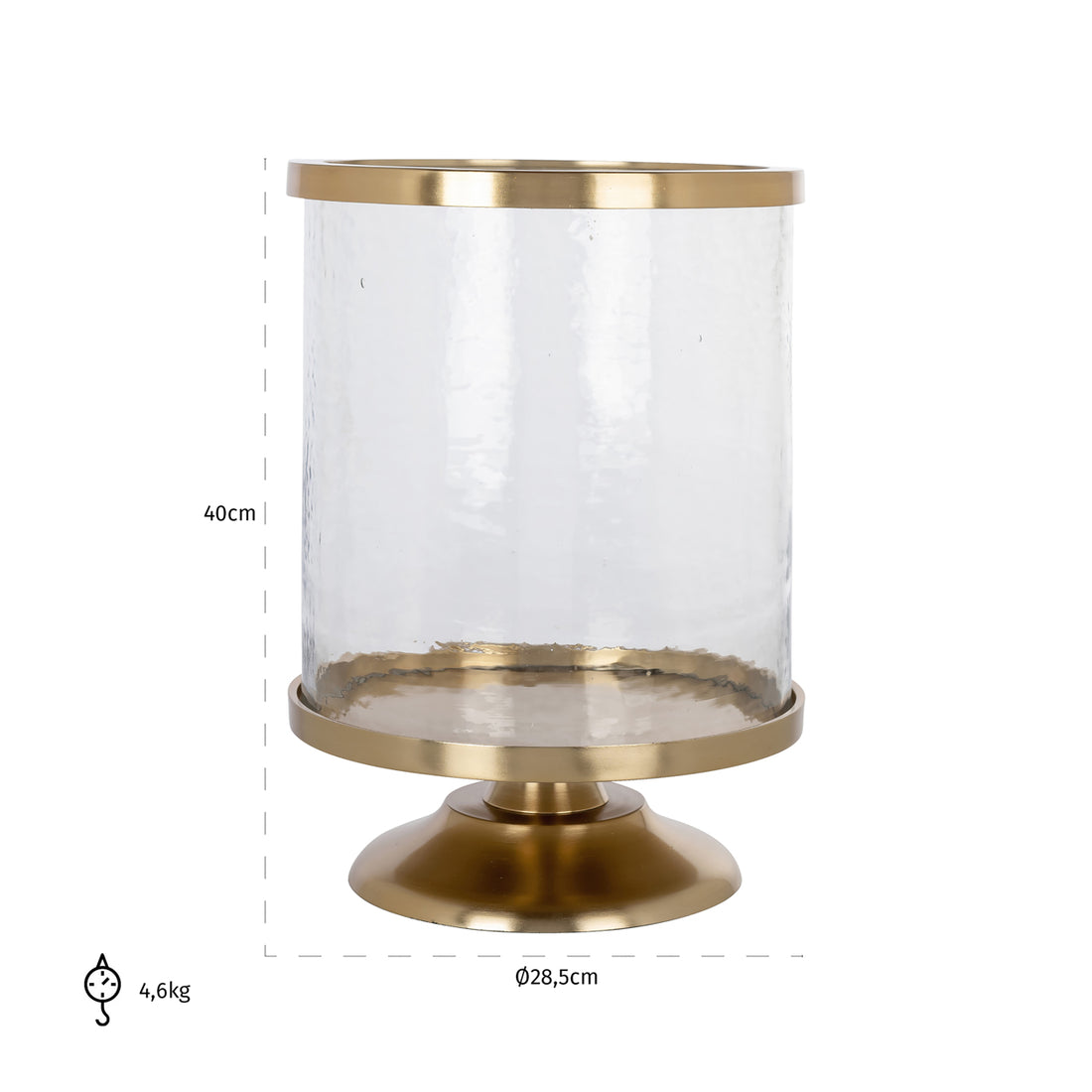 Richmond Interiors Windlicht Jaysin gold Windlicht Richmond Interiors