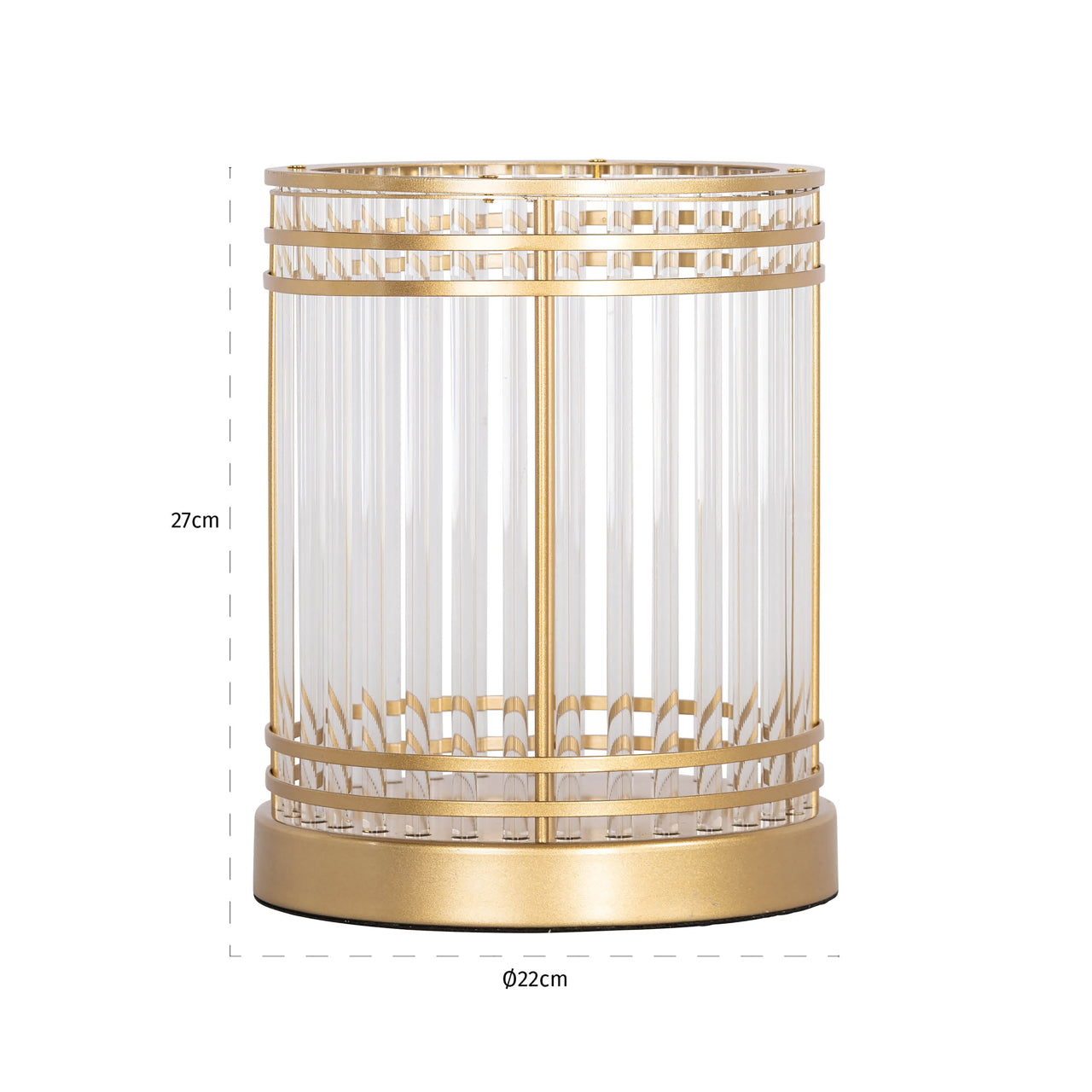 Richmond Interiors Windlicht Dyara gold small