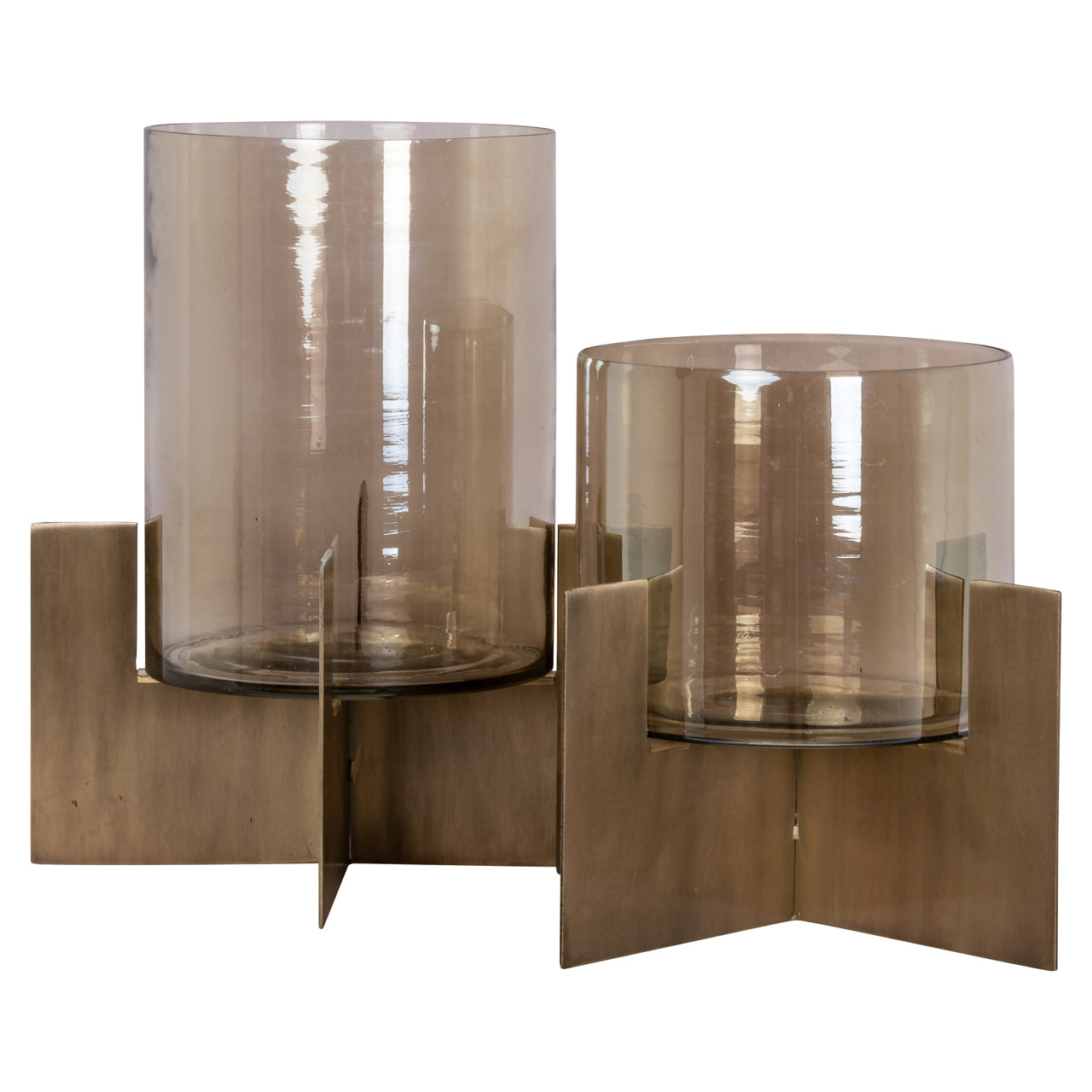 Richmond Interiors Windlicht Resa gold small