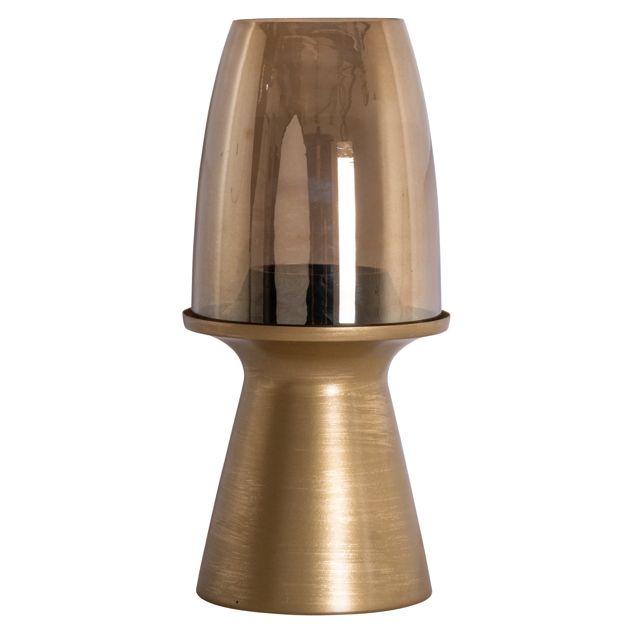 Richmond Interiors Windlicht Danea brushed gold small Windlicht Richmond Interiors