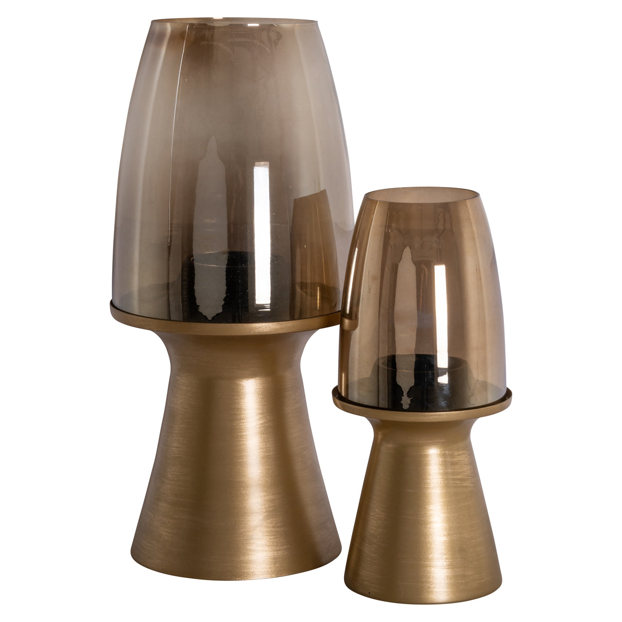 Richmond Interiors Windlicht Danea brushed gold small Windlicht Richmond Interiors
