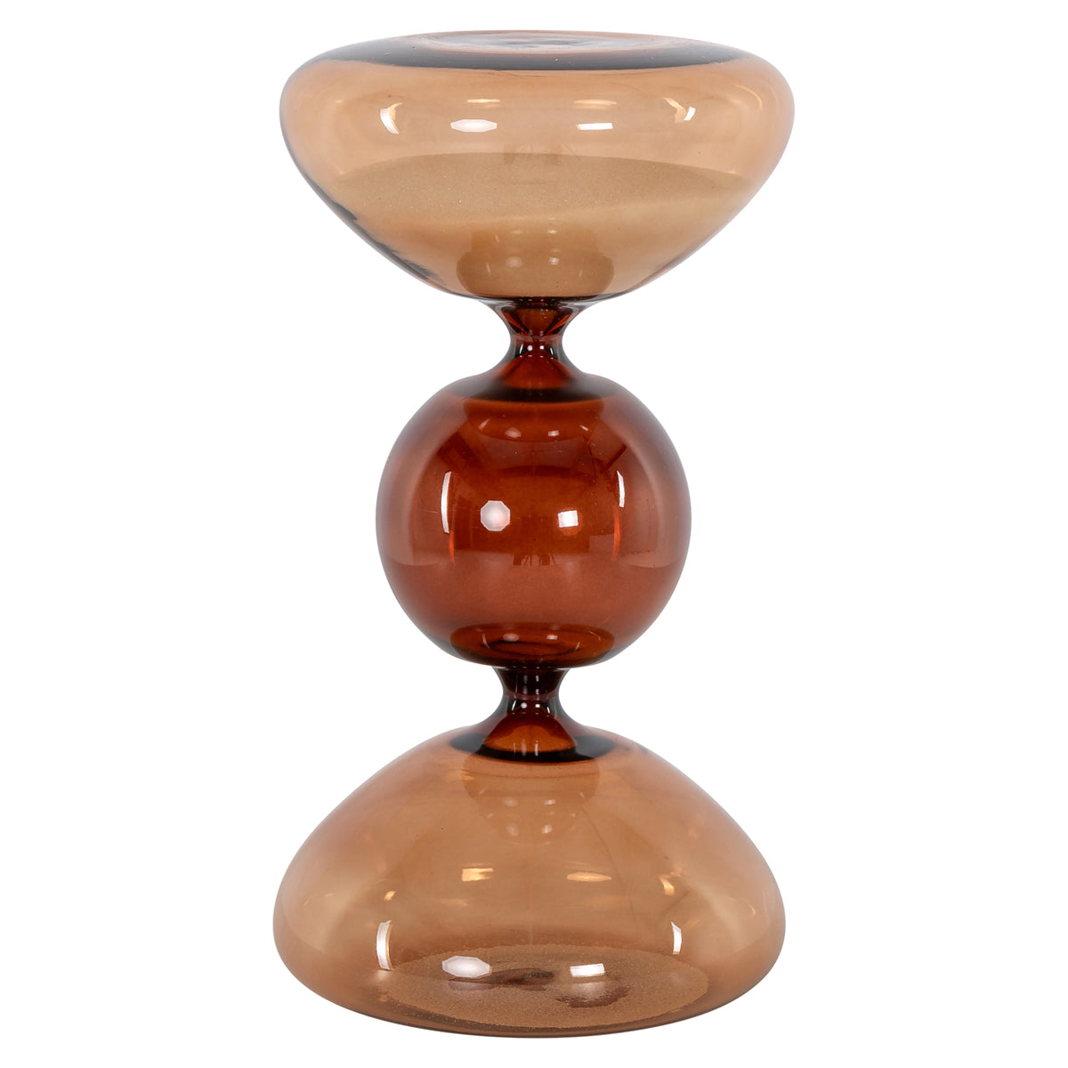 Richmond Interiors Dekoratives Objekt Elba brown hourglass small Richmond Interiors