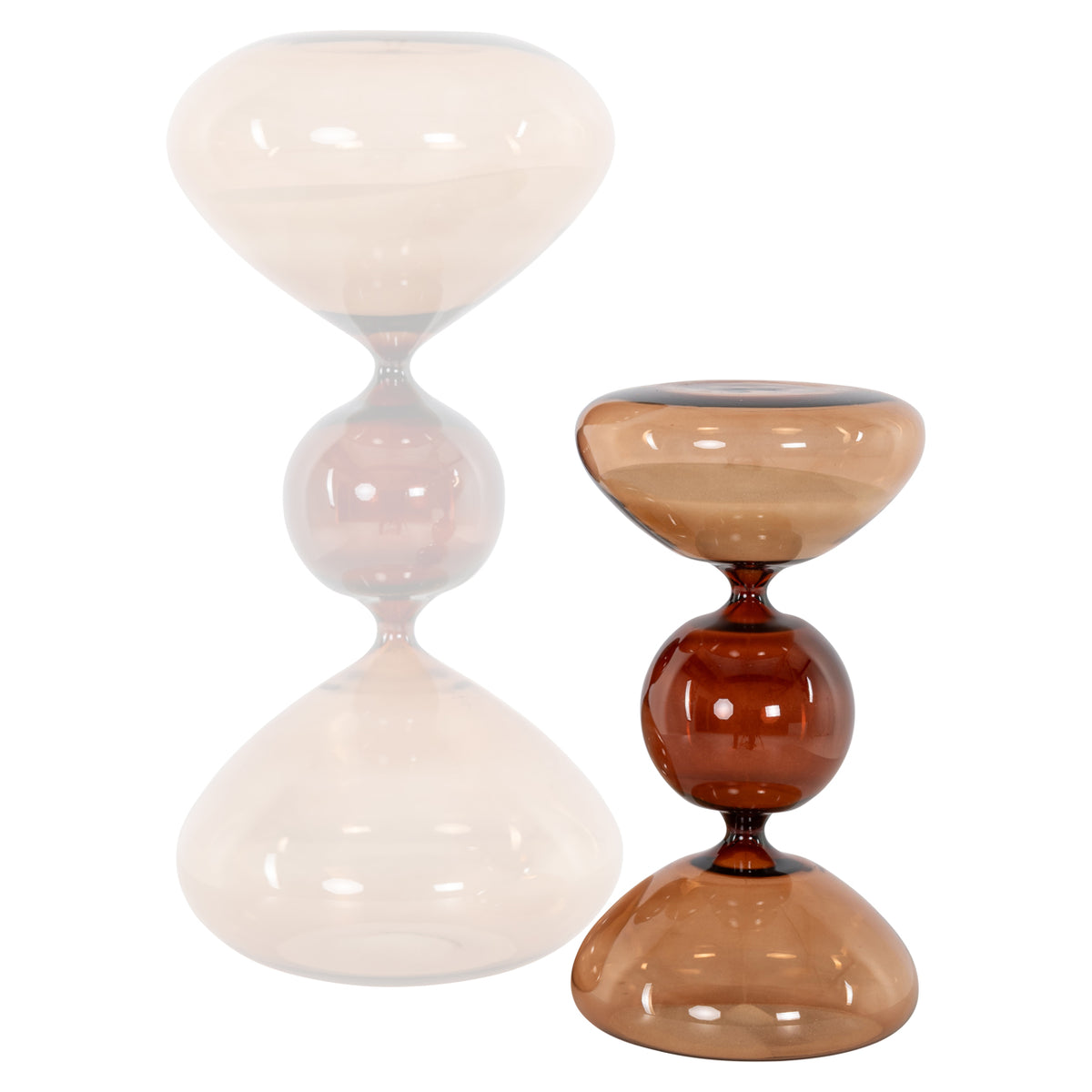 Richmond Interiors Dekoratives Objekt Elba brown hourglass small Richmond Interiors