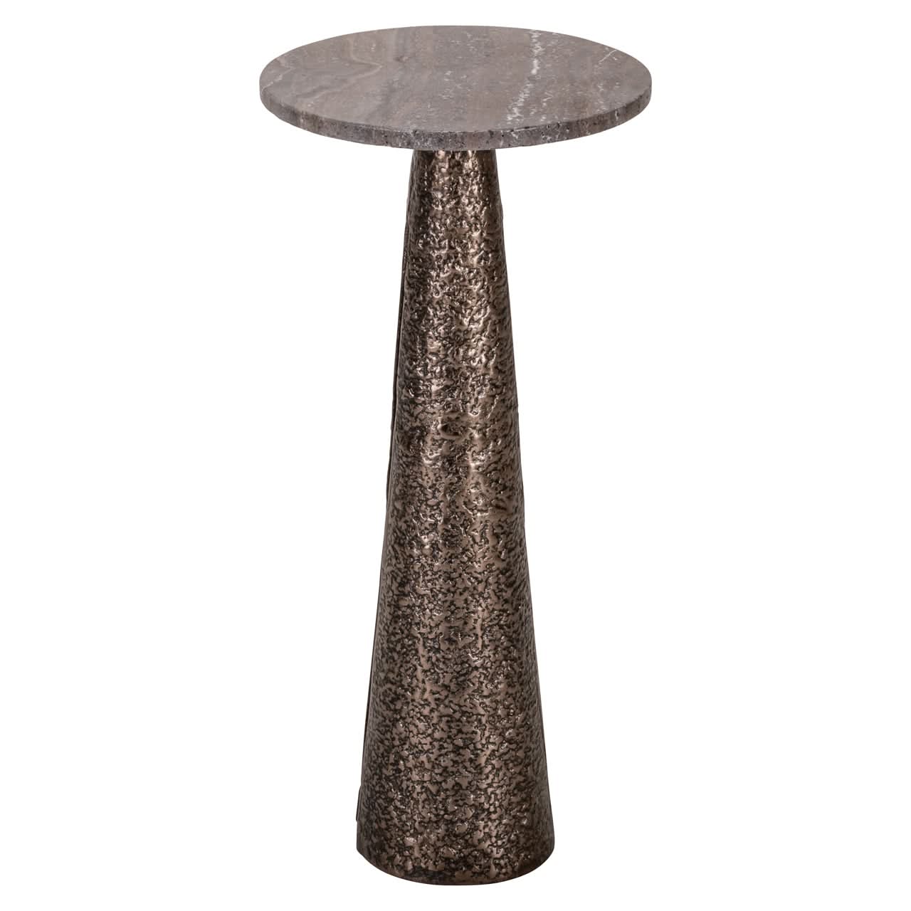 Richmond Interiors Beistelltisch Eldora Bronze – Ø 30 cm Beistelltisch rund Richmond Interiors