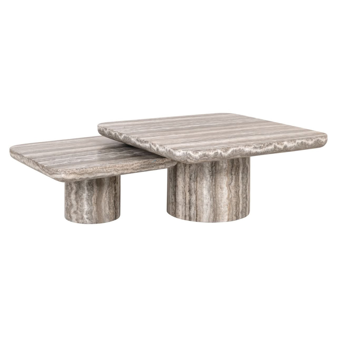 Richmond Interiors Couchtisch Dulce Grey (Denizly) – Set aus 2 2er-Set Couchtisch Richmond Interiors