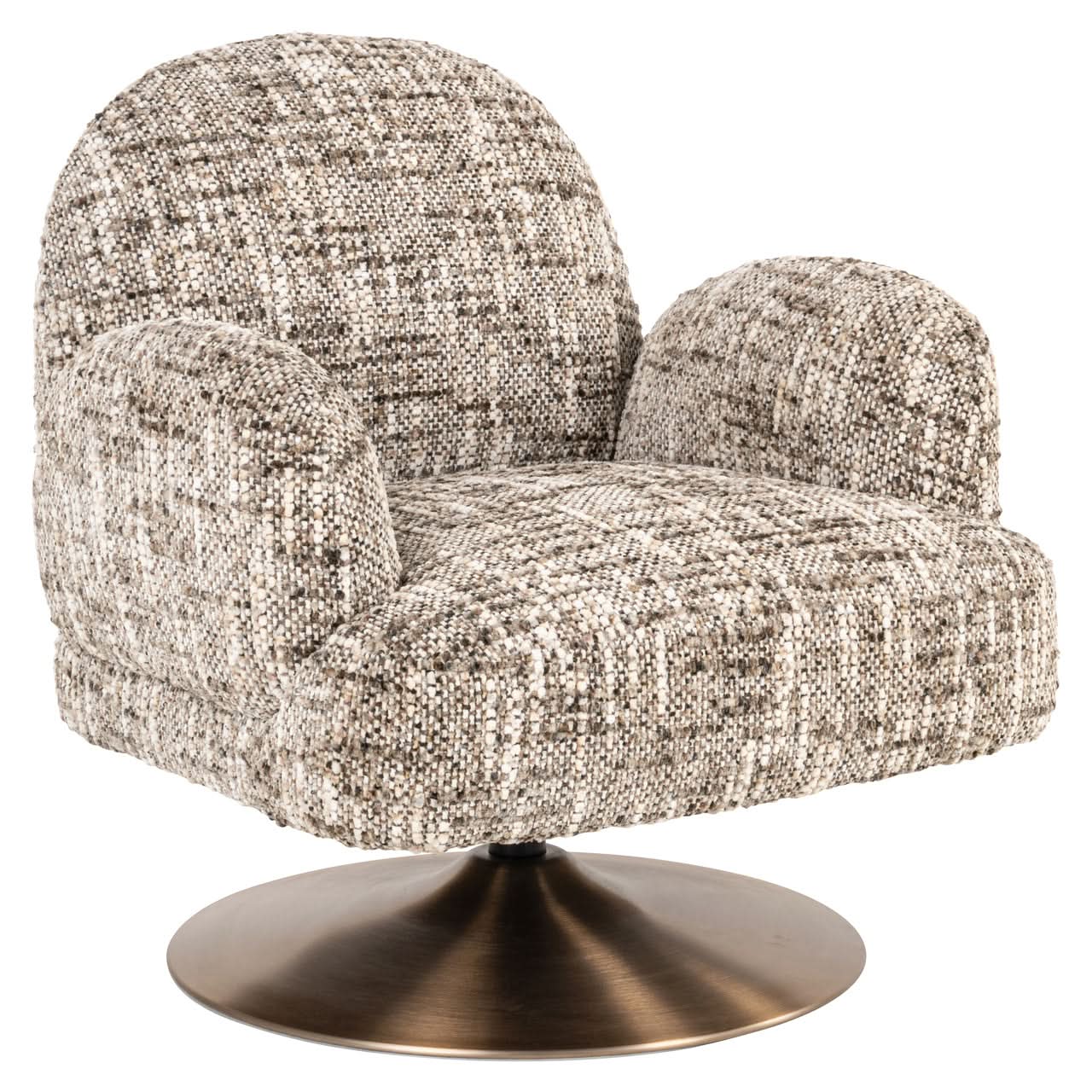 Richmond Interiors – Sessel Kagney brown omara swivel Polstersessel Richmond Interiors