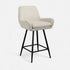 Richmond Interiors - 2er-Set Barhocker Linsey beige Chenille Barhocker Richmond Interiors