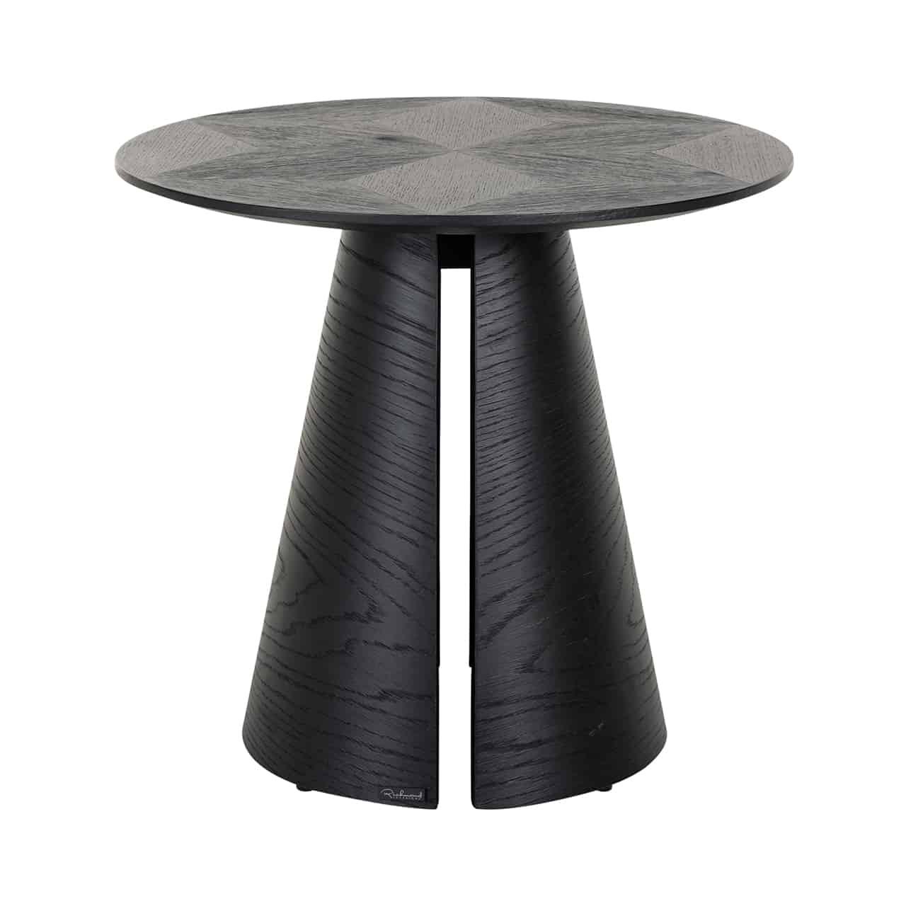 Richmond Interiors - Beistelltisch Blax 58,5Ø schwarz Beistelltisch rund Richmond Interiors