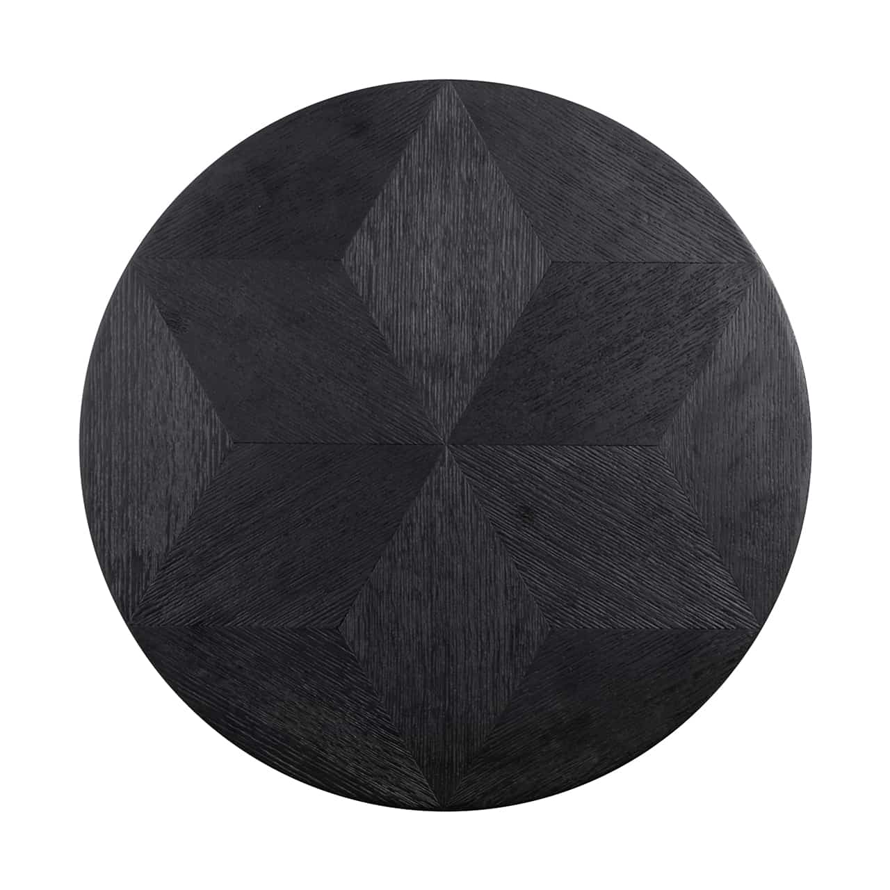 Richmond Interiors - Beistelltisch Blax 58,5Ø schwarz Beistelltisch rund Richmond Interiors