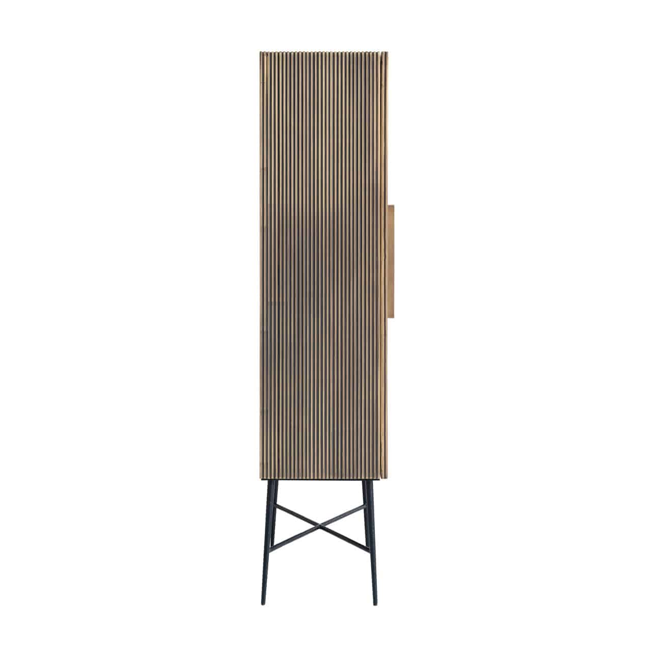 Richmond Interiors Kabinett Ironville 2-türig gold Kabinett Richmond Interiors