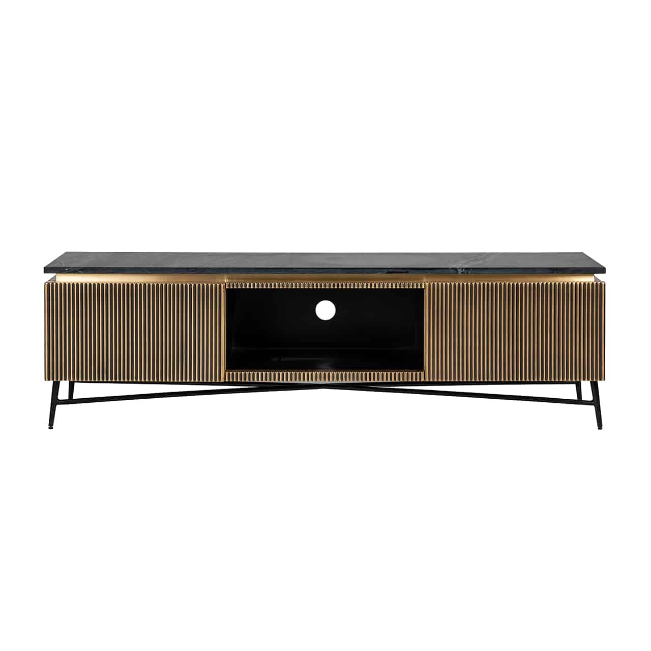 Richmond Interiors - TV-Einheit Ironville 2-türig Fernsehkommode Richmond Interiors