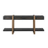 Richmond Interiors Sideboard Cambon 3 Schubladen (Dunkler Kaffee) Sideboard Richmond Interiors