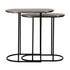 Richmond Interiors Beistelltisch Chandon 2er-Set (Champagnergold) Beistelltisch-Set Richmond Interiors