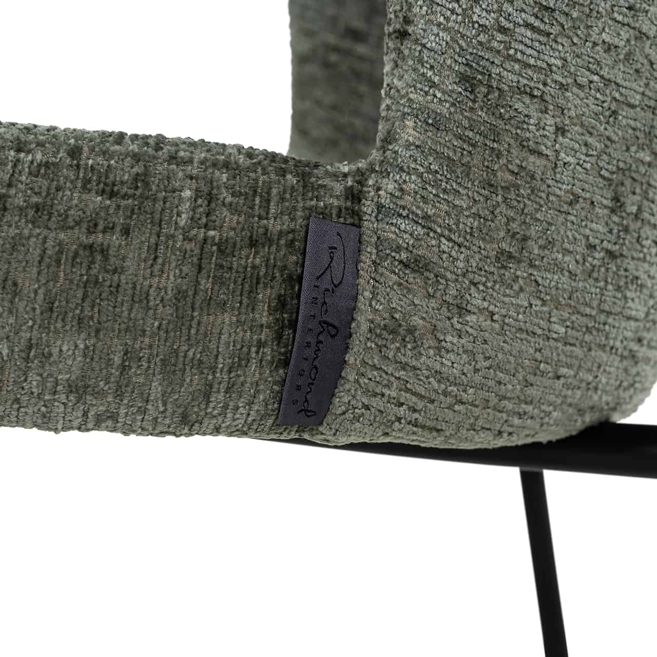 Richmond Interiors - 2er-Set Stuhl Darby Thymian Fusion / Schwarz (Fusion Thymian 206) Esszimmerstuhl Richmond Interiors