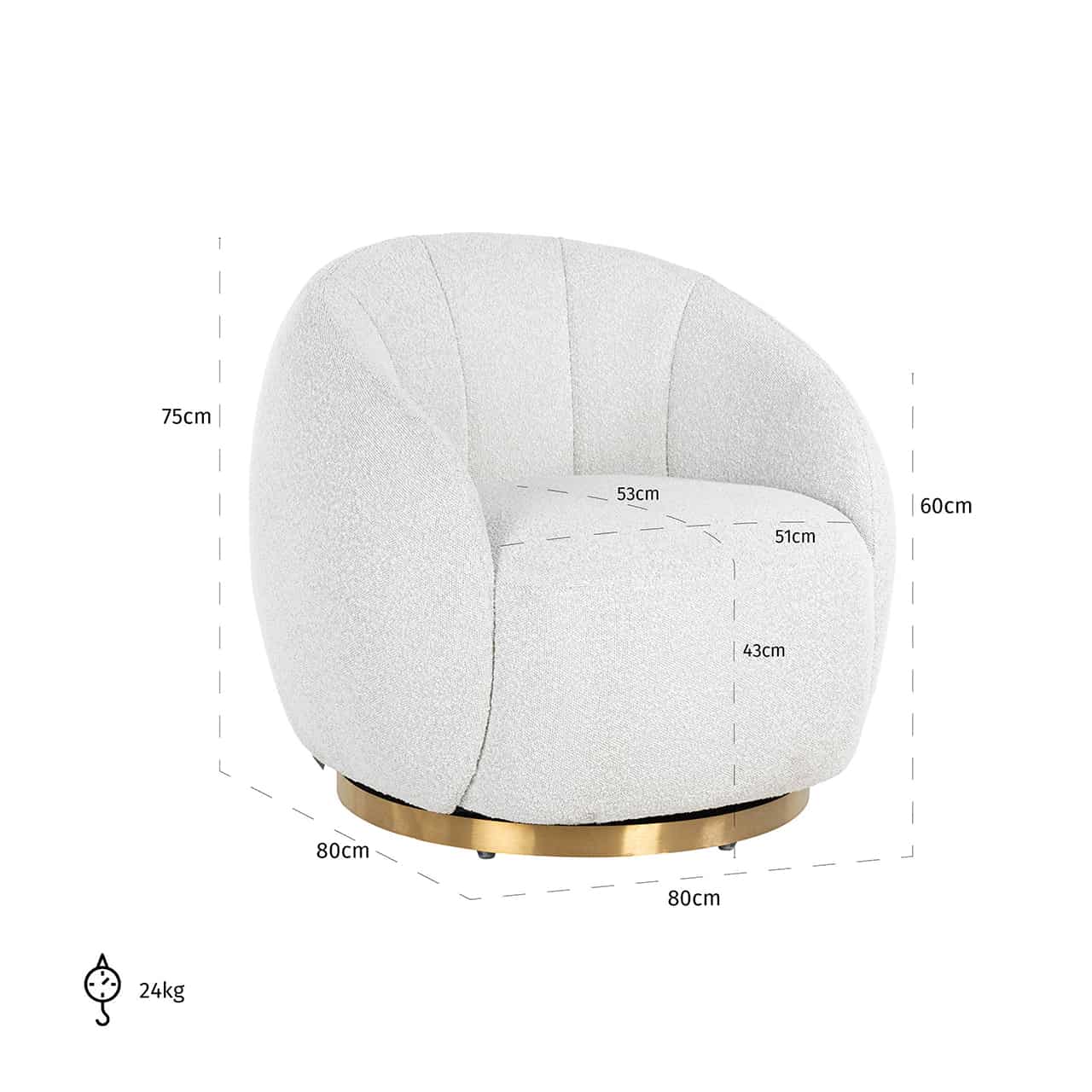 Richmond Interiors Drehsessel Jago Drehsessel Richmond Interiors