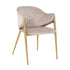 Richmond Interiors Stuhl Gwen Khaki Samt (FR-Quartz 903 Khaki) Esszimmerstuhl Richmond Interiors