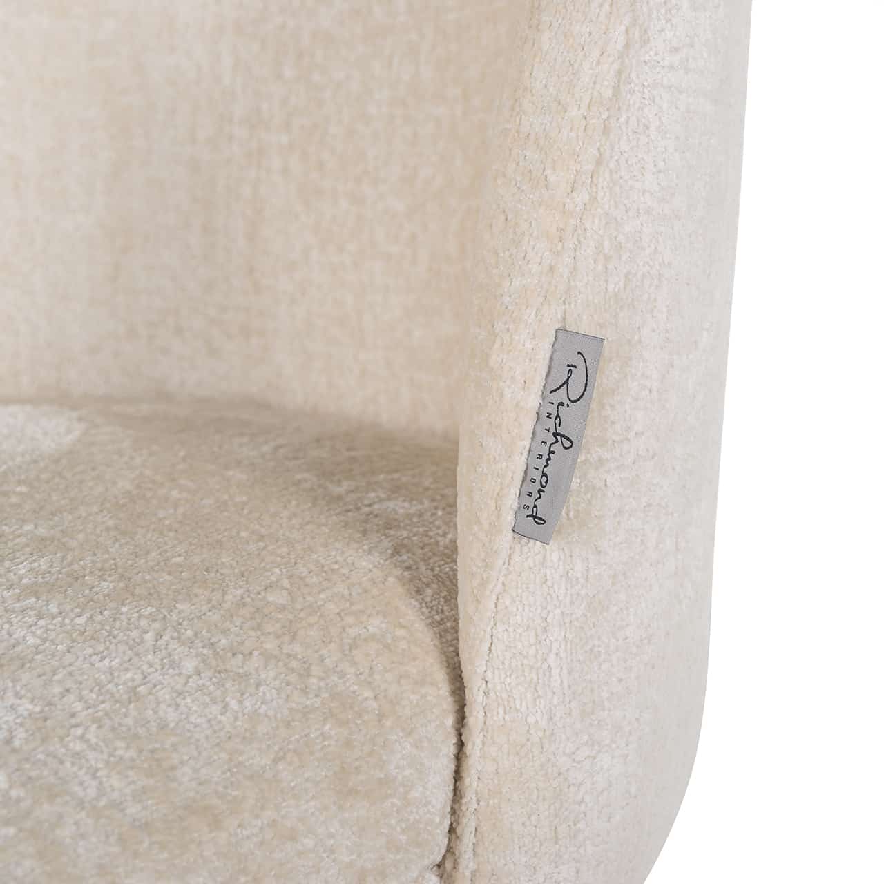 Richmond Interiors Stuhl Alicia, weißes Chenille (FR-Bergen 900 weißes Chenille) Esszimmerstuhl Richmond Interiors