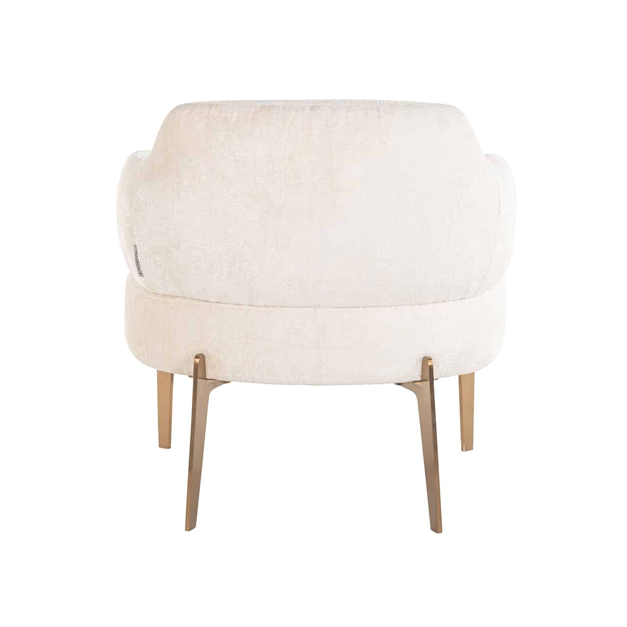 Richmond Interiors Sessel Venus weißer Chenille (Bergen 900 weiß Polstersessel Richmond Interiors