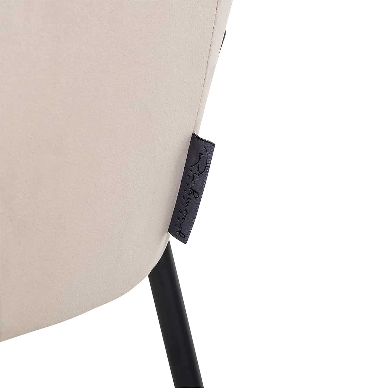 Richmond Interiors Stuhl Fay Khaki Samt feuerhemmend (FR-Quartz 903 Khaki) Esszimmerstuhl Richmond Interiors