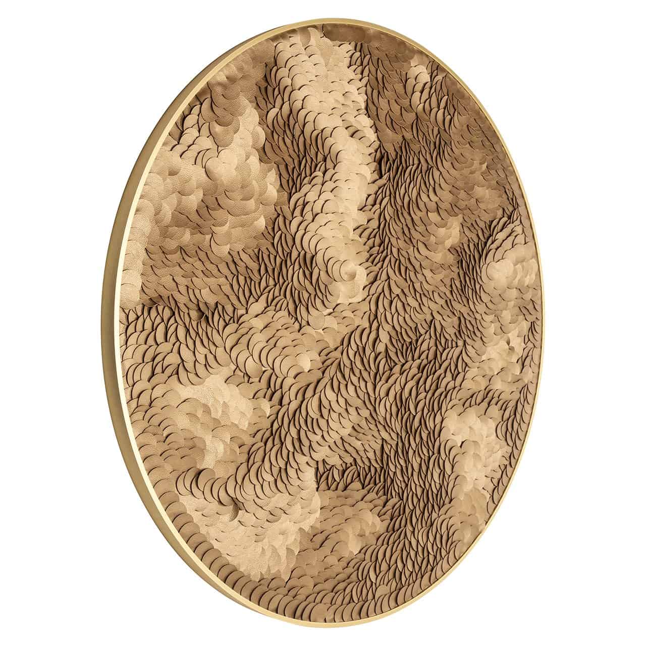 Richmond Interiors Wandkunst Bloom gold 3D-Bild Richmond Interiors