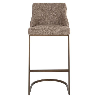 Richmond Interiors – 2er-Set Barhocker Bolton Brown Tweed 2er-Set Barstühle Richmond Interiors
