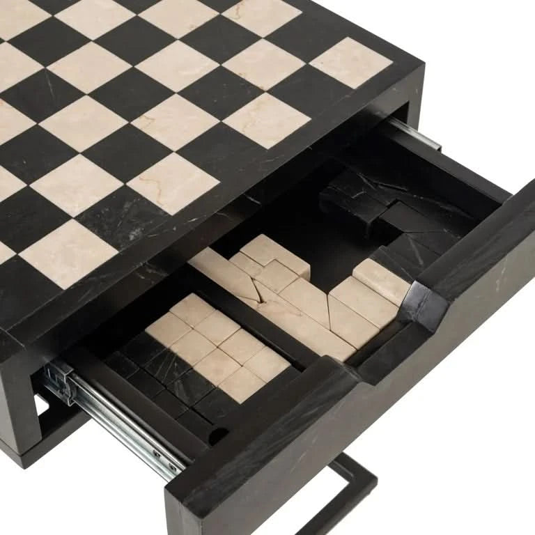 Richmond Interiors Schachtisch Davos (Black) Sofatisch Richmond Interiors