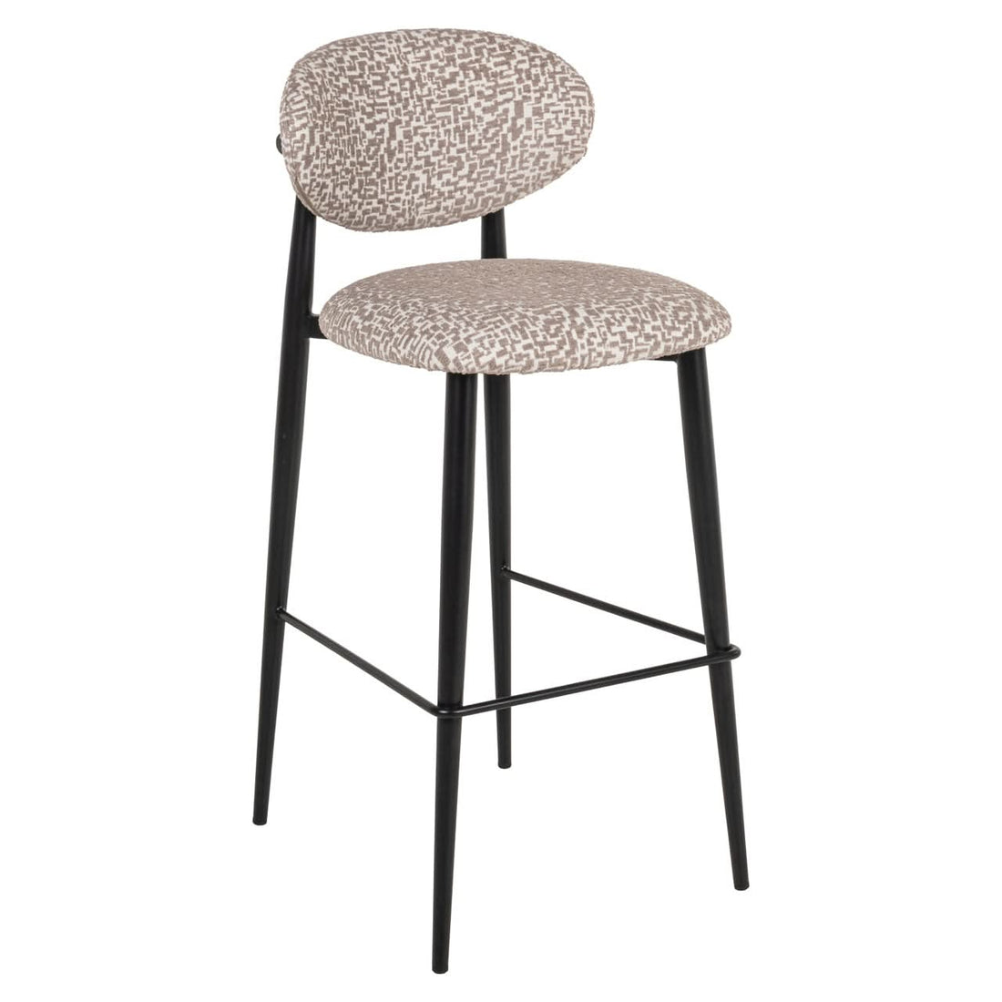 Richmond Interiors – Barhocker Dantes Natural Geo (feuerhemmend) Barstuhl Richmond Interiors