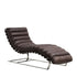 Artwood – CLIFF Chaise Lounge aus Leder (Braun) Chaise Lounge Artwood