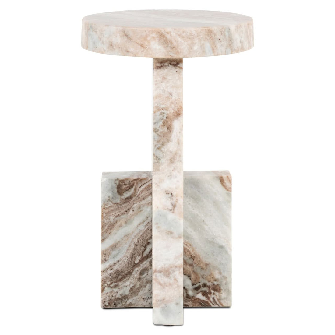 Richmond Interiors – Beistelltisch Sion brown Beistelltisch rund Richmond Interiors