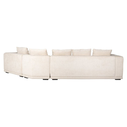 Richmond Interiors - Sofa Lusso 4-Sitzer beige Chenille 4-Sitzer Sofa Richmond Interiors