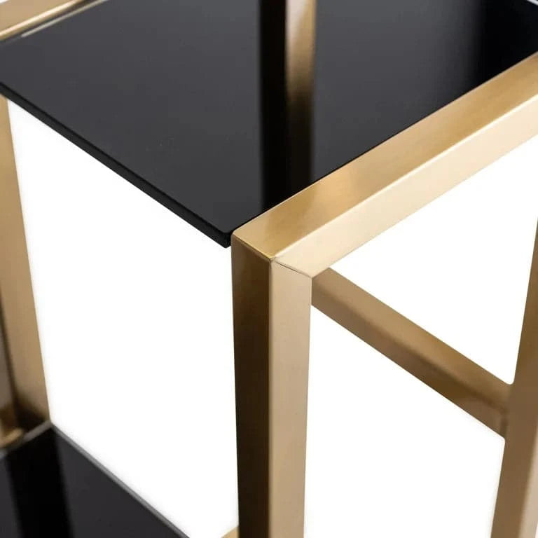 Richmond Interiors Regal Magnus brushed gold (Brushed Gold) Offenes Regal Richmond Interiors