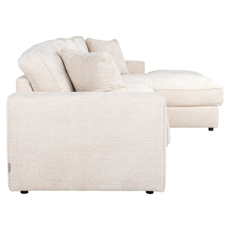 Richmond Interiors Sofa Santos 2,5-Sitzer + Lounge rechts beige niagara 3-Sitzer Sofa Richmond Interiors