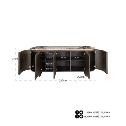 Richmond Interiors – Sideboard Langford brown Sideboard Richmond Interiors