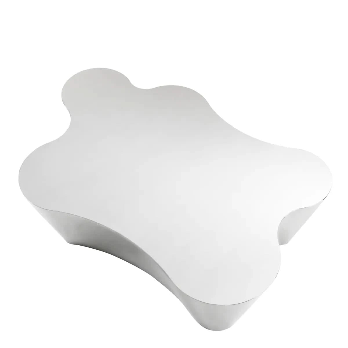 Eichholtz Couchtisch Sceptre – Polierter Edelstahl Couchtisch rund Eichholtz