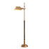 Eichholtz Stehleuchte Charlene – Vintage-Messing-Finish | Französische Verkabelung Stehlampe Eichholtz
