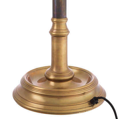 Eichholtz Stehleuchte Charlene – Vintage-Messing-Finish | Französische Verkabelung Stehlampe Eichholtz