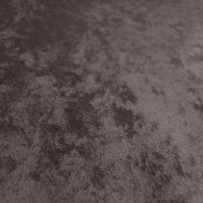 Eichholtz Hocker Arcadia – Roche Dark Grey Velvet Polsterhocker Eichholtz