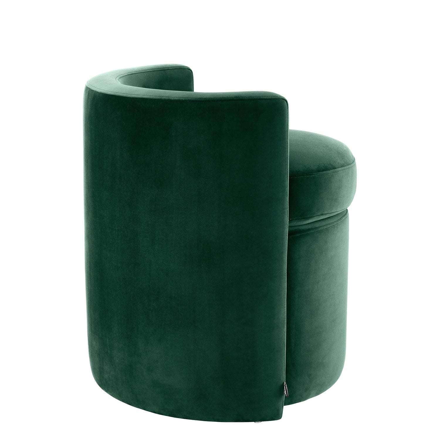 Eichholtz Hocker Arcadia – Roche Dunkelgrün Samt Polsterhocker Eichholtz